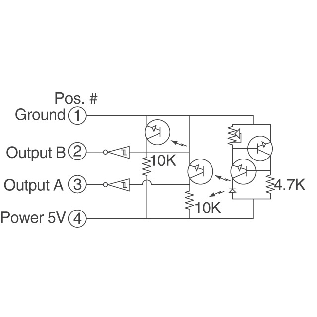 61K128-050 Grayhill Inc.  Encoders - Industrial